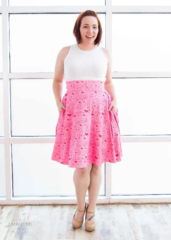 Essential Julie Skirt - Pink Tarot